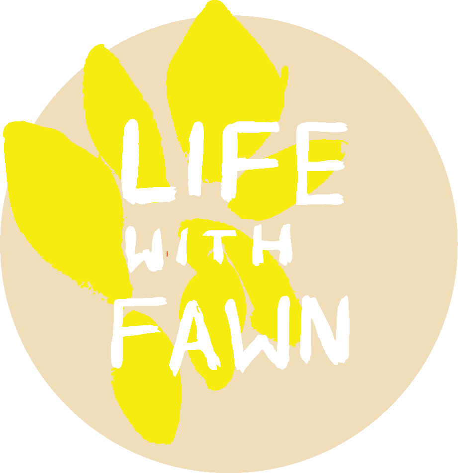 Life With Fawn Graphic PNG image