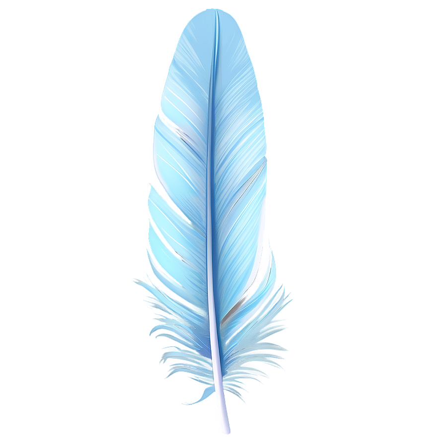 Light Blue Feather Png Weh PNG image