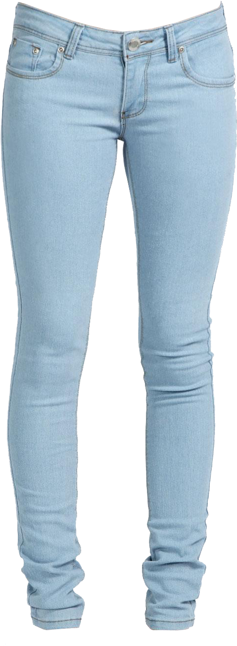Light Blue Skinny Jeans PNG image