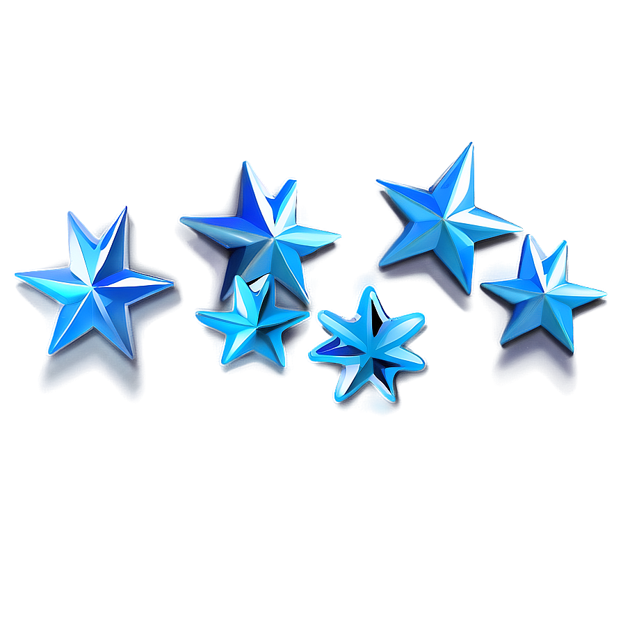 Light Blue Stars Png Bty88 PNG image