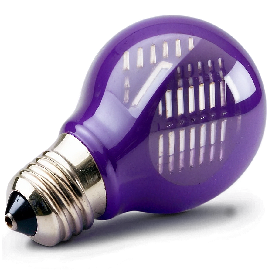 Light Bulb Purple Png 05042024 PNG image