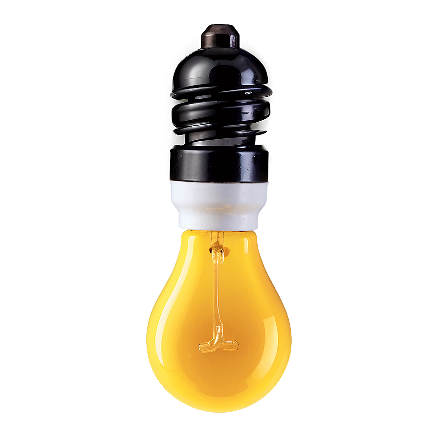 Light Bulb Yellow Png 05042024 PNG image