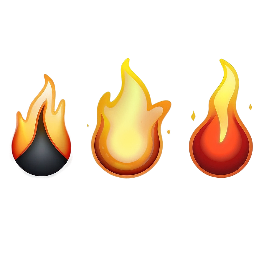 Light Fire Emoji Graphic Png 05042024 PNG image