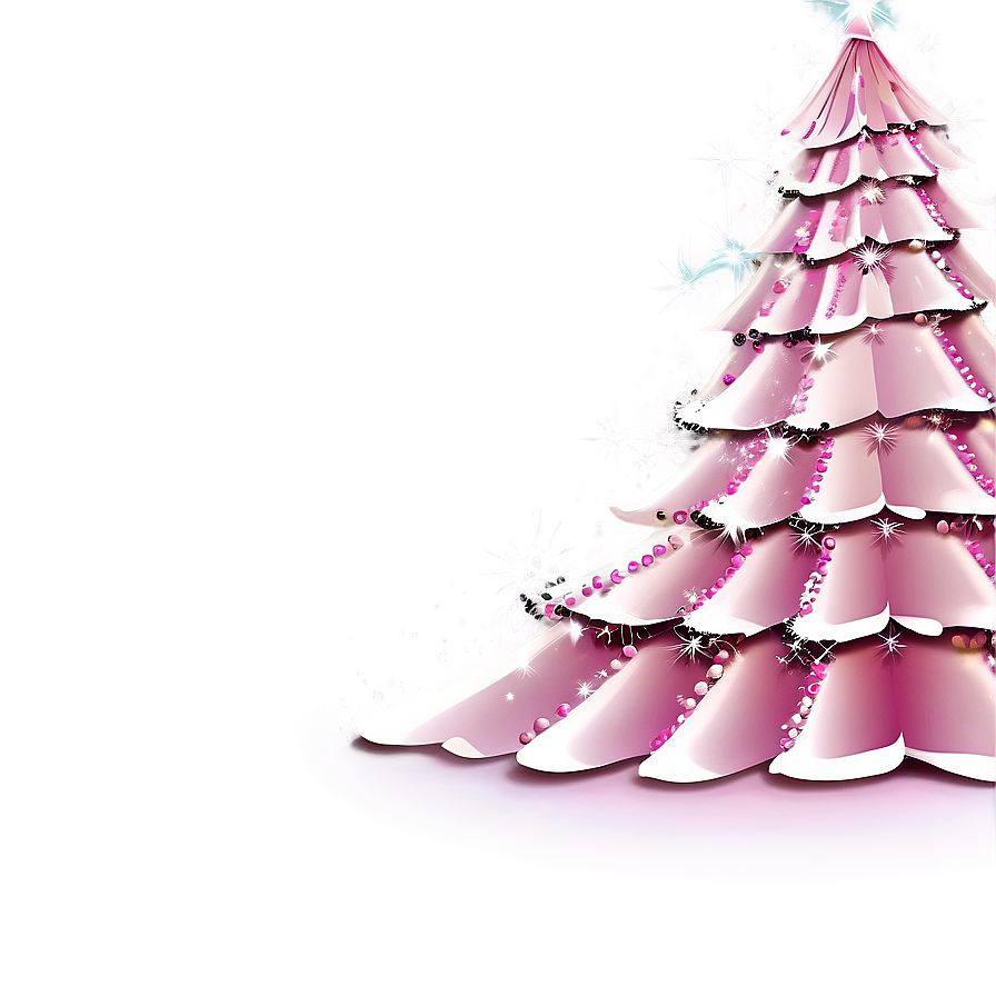 Light Pink Christmas Tree Png 06122024 PNG image