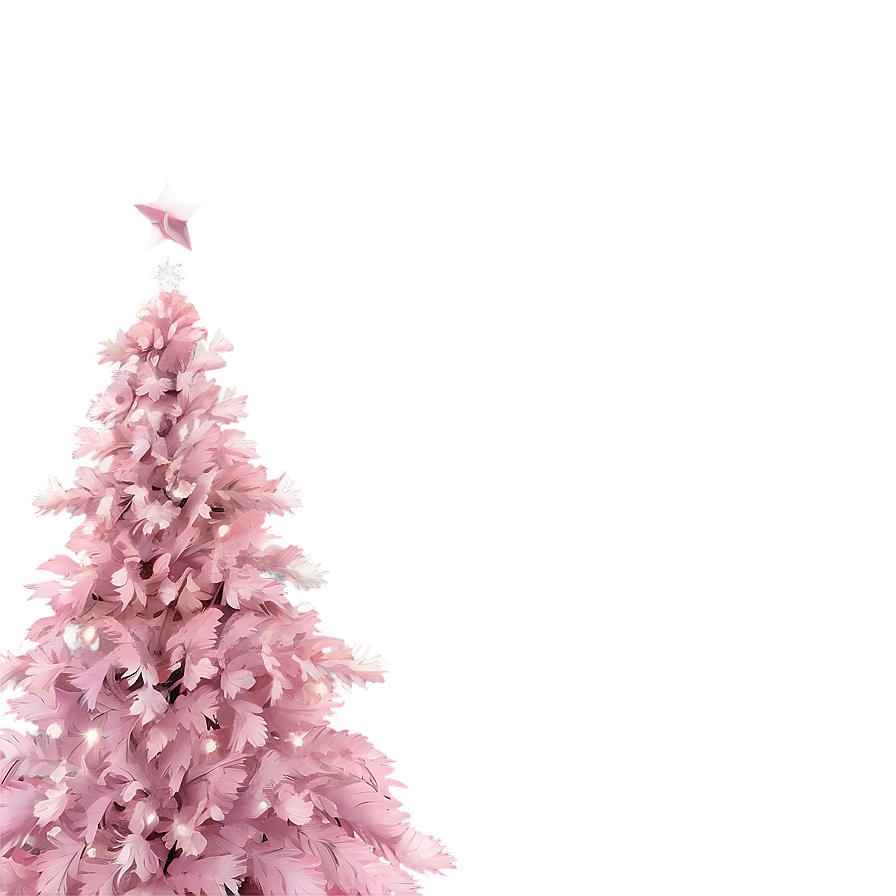 Light Pink Christmas Tree Png Tcb PNG image