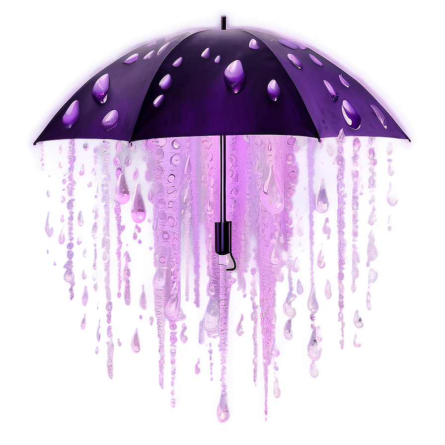 Light Purple Rain Ambiance Png Ble88 PNG image