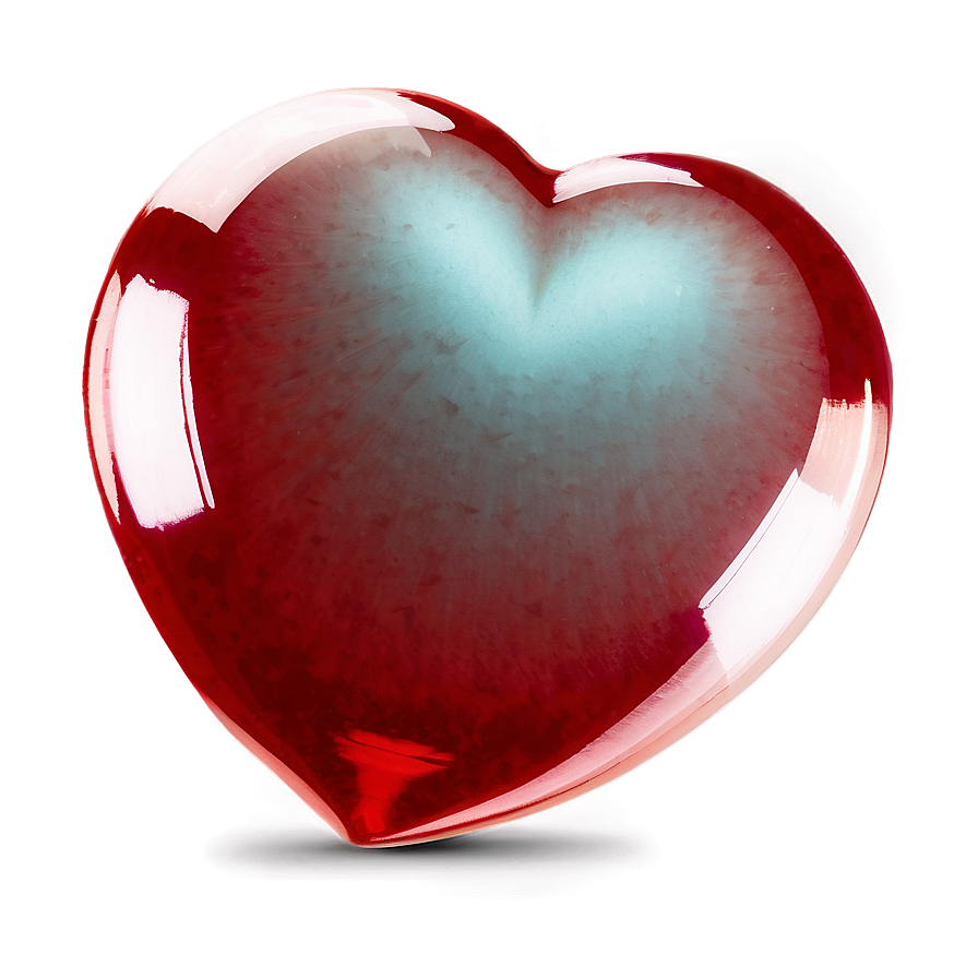 Light Red Heart Png 05242024 PNG image