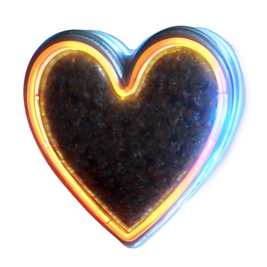 Light Up Neon Heart Png Lbk PNG image