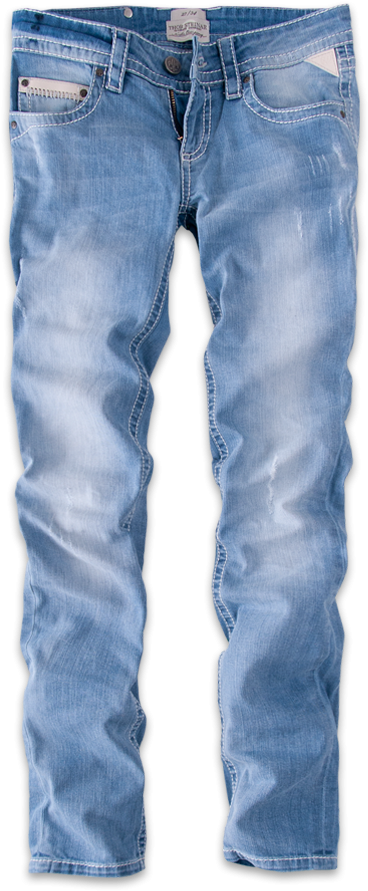 Light Wash Straight Leg Jeans PNG image