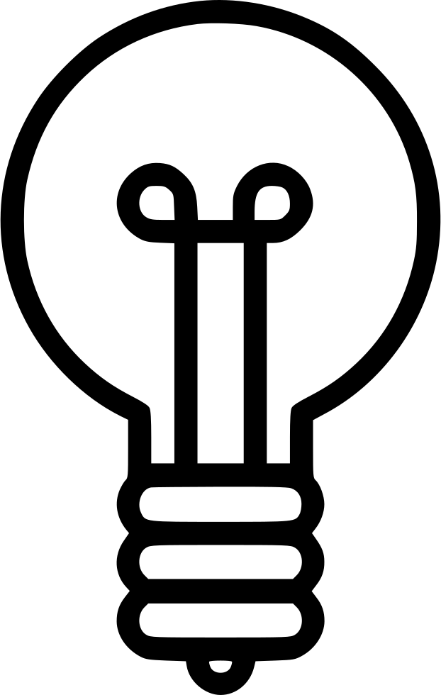 Lightbulb Idea Icon PNG image