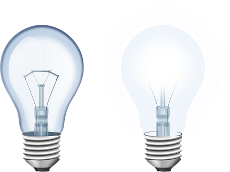 Lightbulbs_ Off_and_ On PNG image