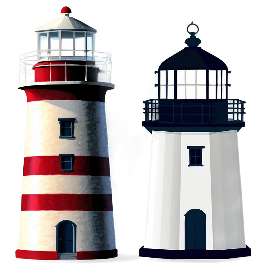 Lighthouse At Night Png Qvl55 PNG image