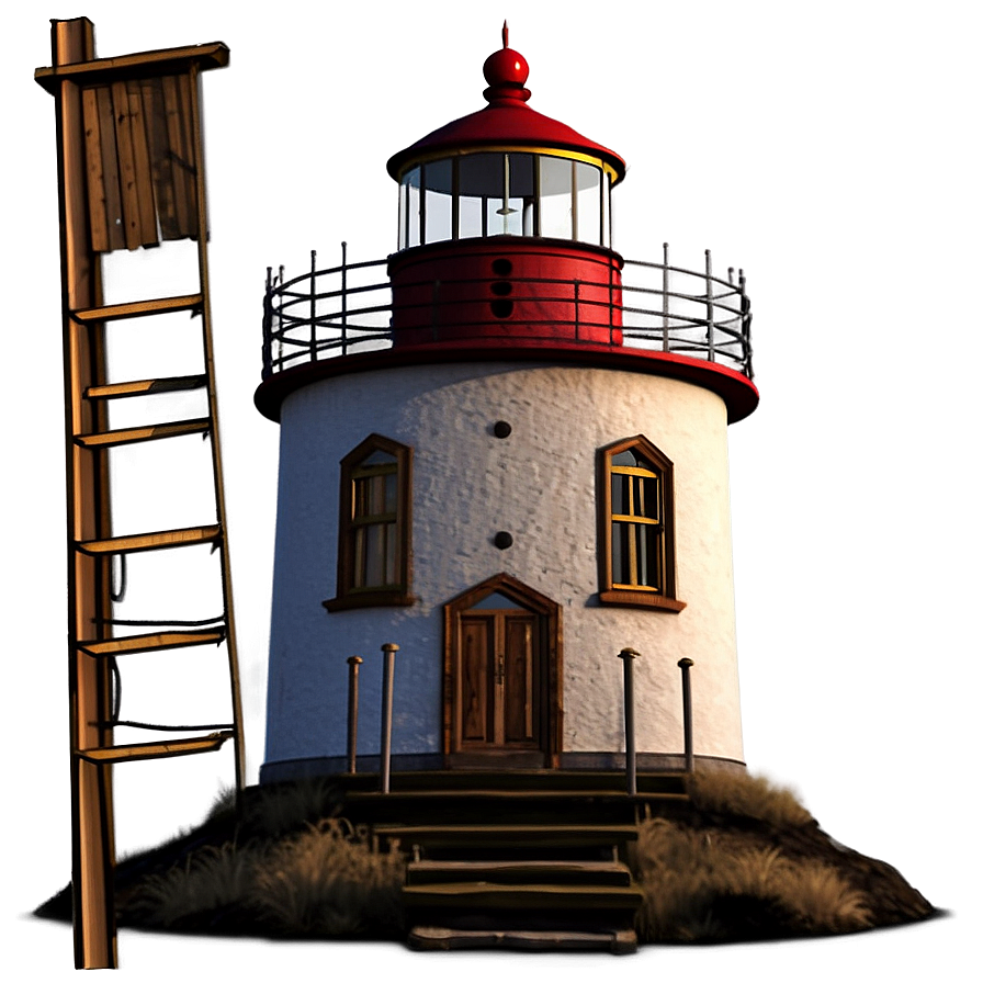 Lighthouse Sunset View Png Kru PNG image