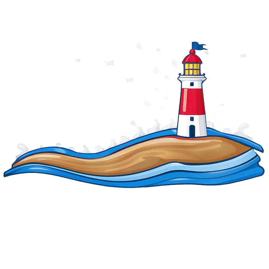 Lighthouse With Waves Png Dpc67 PNG image