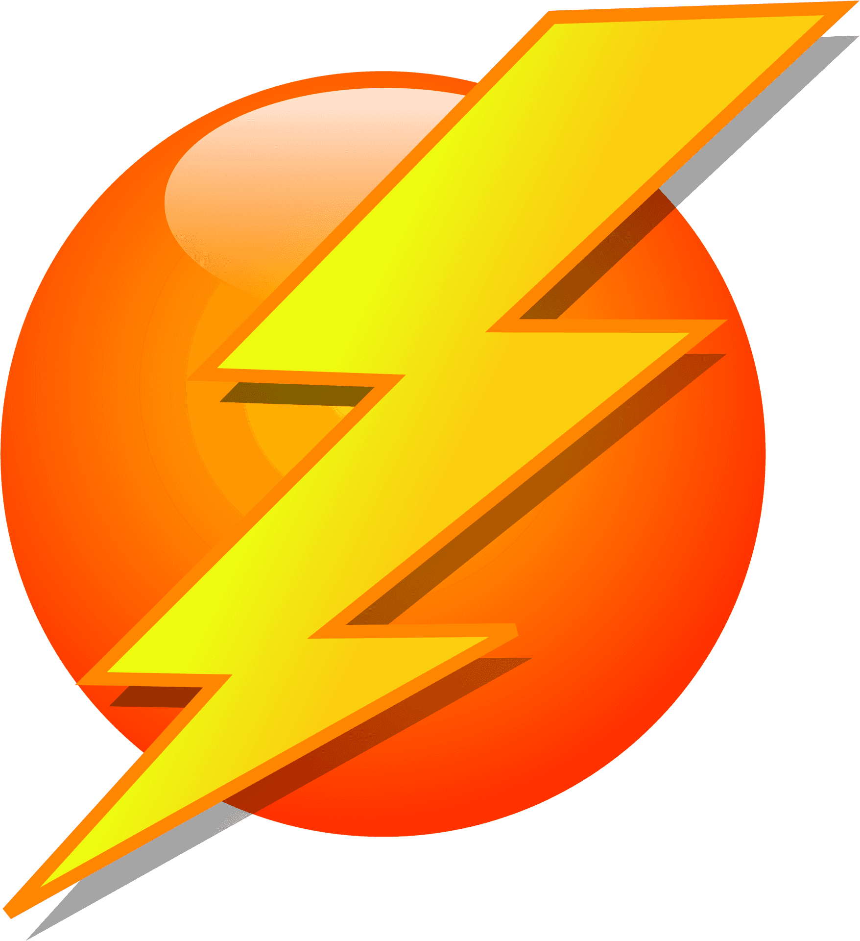Lightning Bolt Graphic PNG image