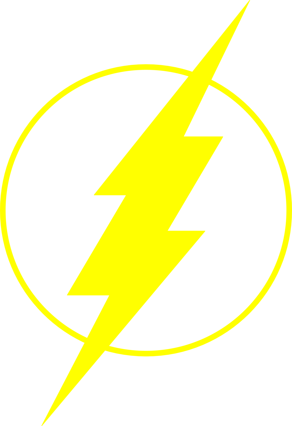 Lightning Bolt Superhero Logo PNG image