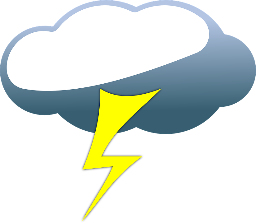 Lightning Cloud Icon PNG image