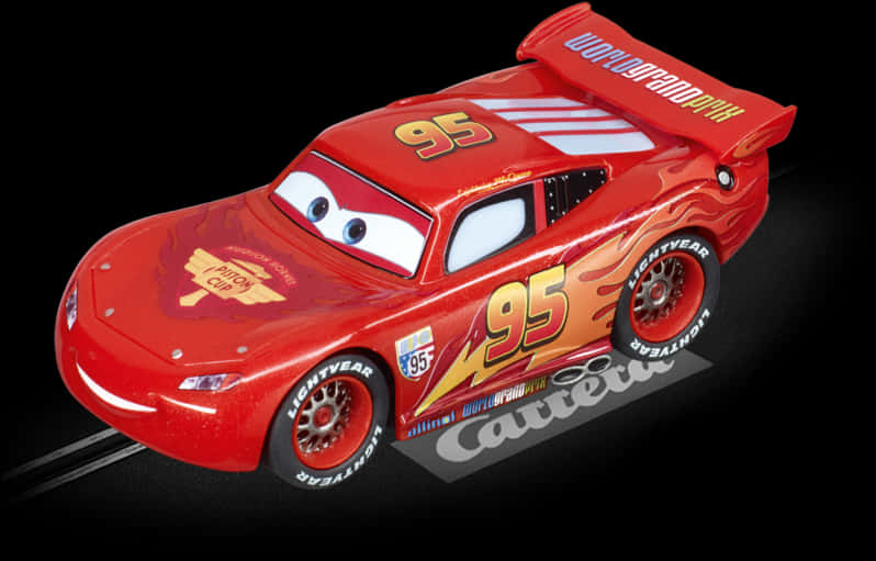 Lightning Mc Queen Toy Car PNG image