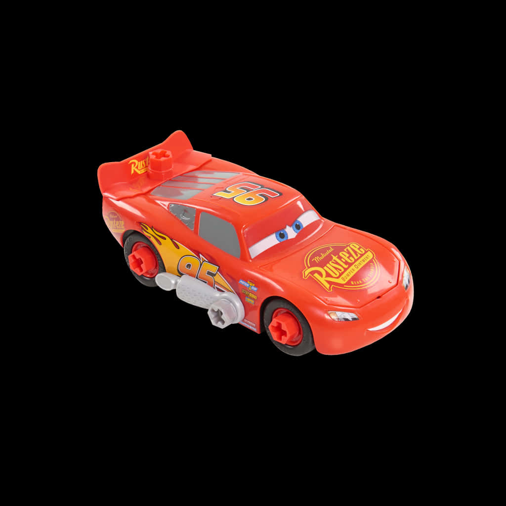 Lightning Mc Queen Toy Car PNG image