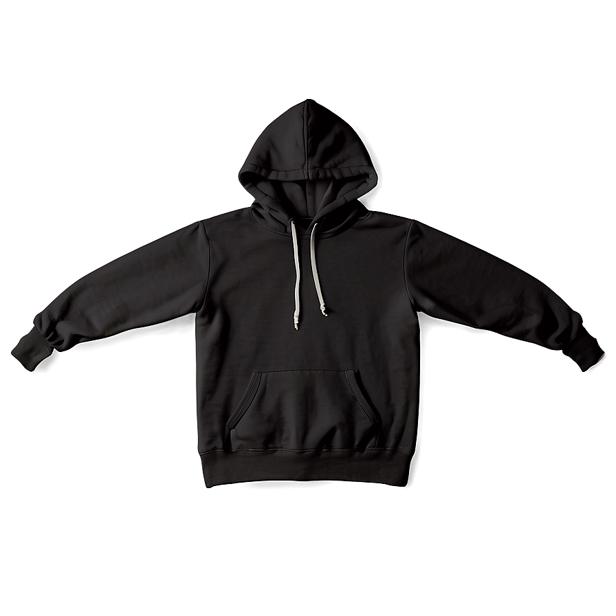 Lightweight Black Hoodie Png Whx37 PNG image