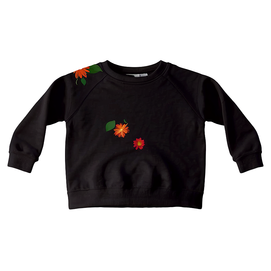 Lightweight Black Summer Sweatshirt Png 88 PNG image