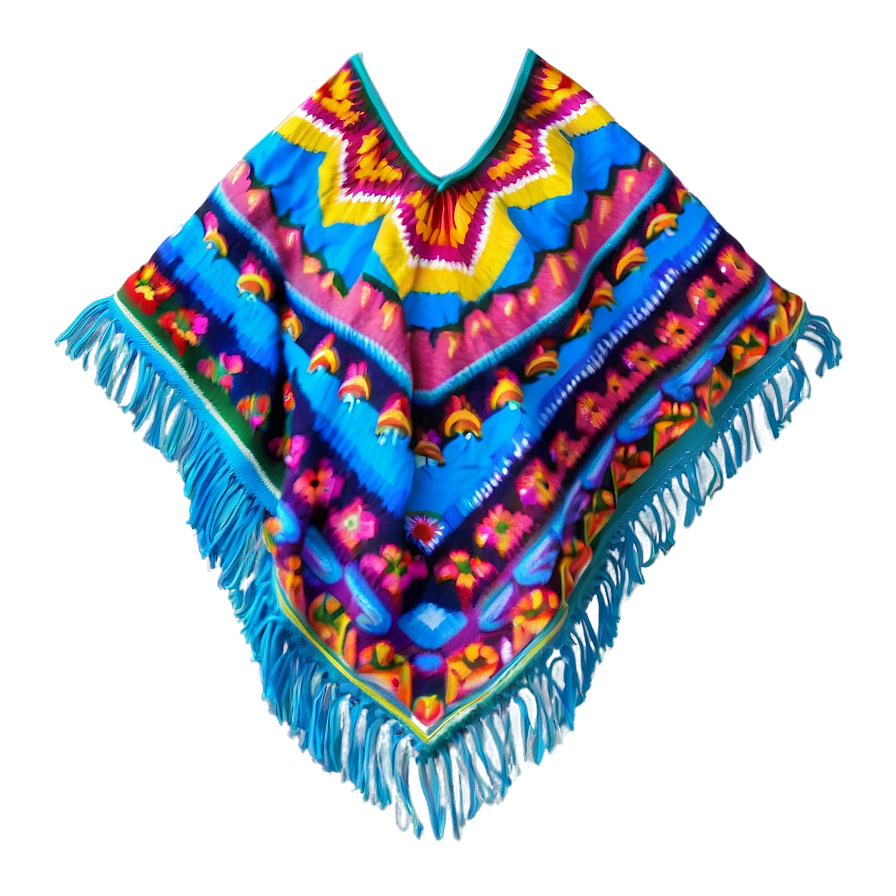 Lightweight Mexican Poncho Png 82 PNG image