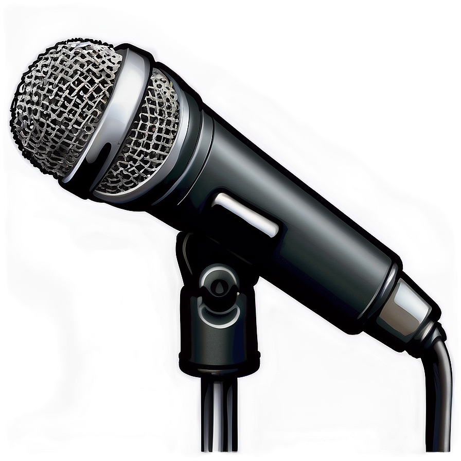 Lightweight Microphone On Stand Png 06282024 PNG image