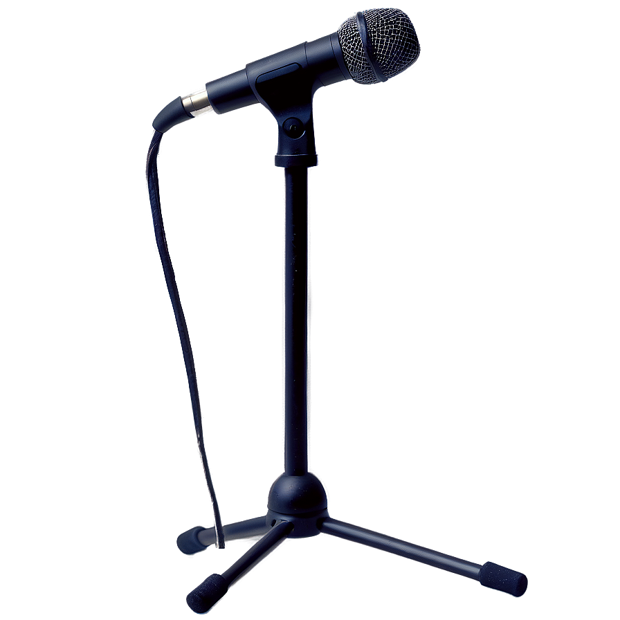 Lightweight Microphone On Stand Png 20 PNG image