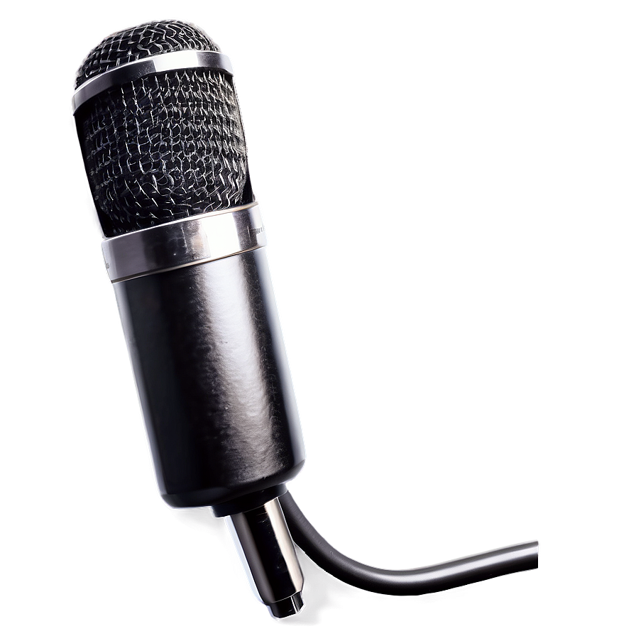 Lightweight Podcast Microphone Png 06122024 PNG image