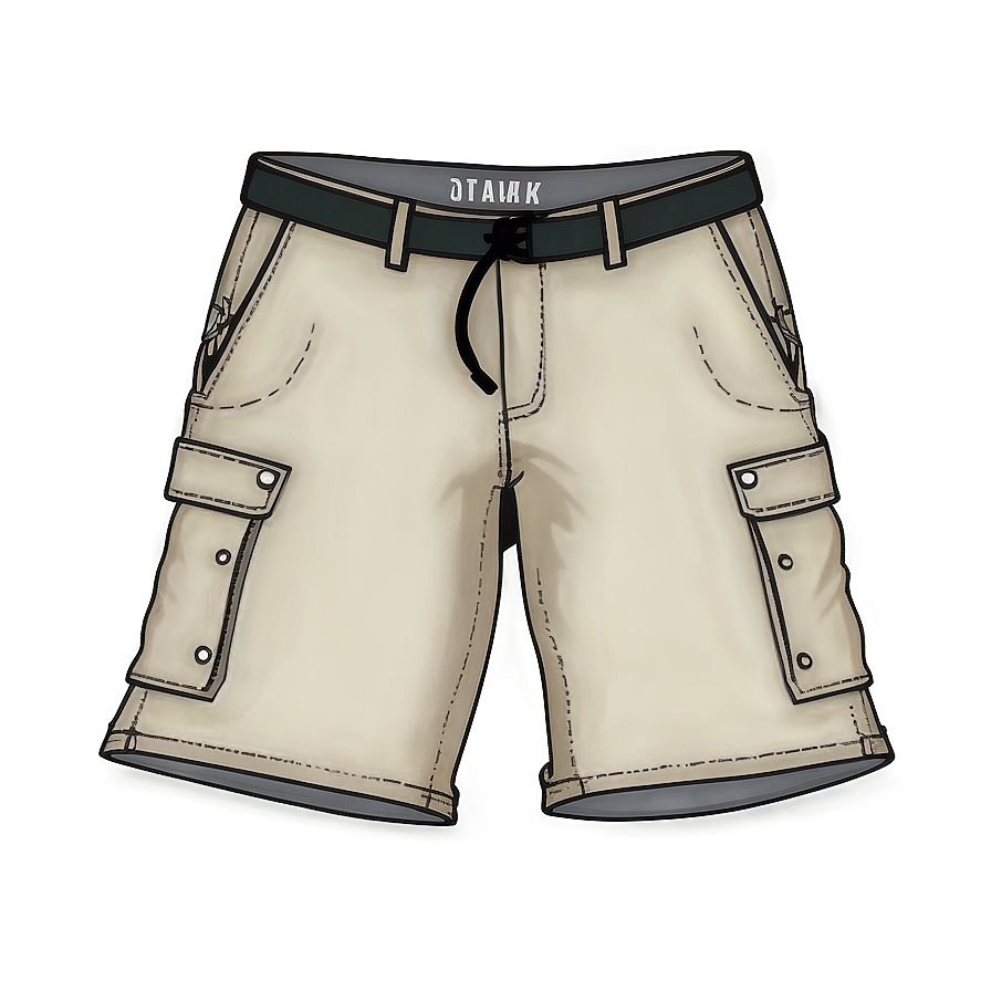 Lightweight Utility Cargo Shorts Png 06282024 PNG image