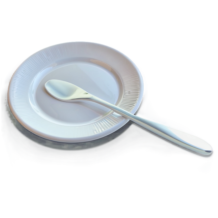 Lightweight White Plate Png 06212024 PNG image