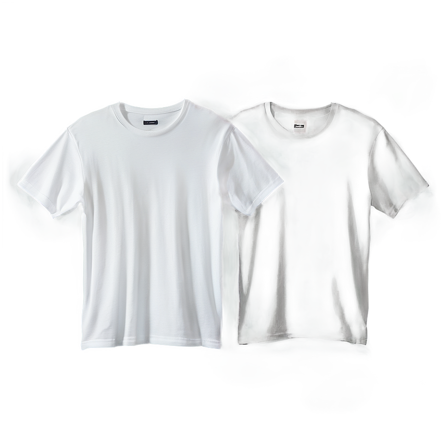 Lightweight White T-shirt Png 05252024 PNG image