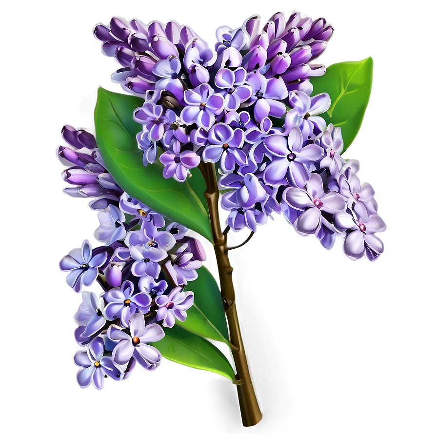 Lilac Flower Png Liu38 PNG image