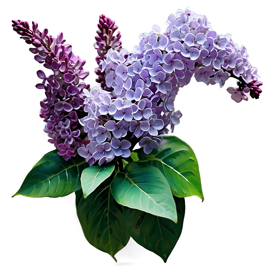 Lilac Garden Png Dpf PNG image