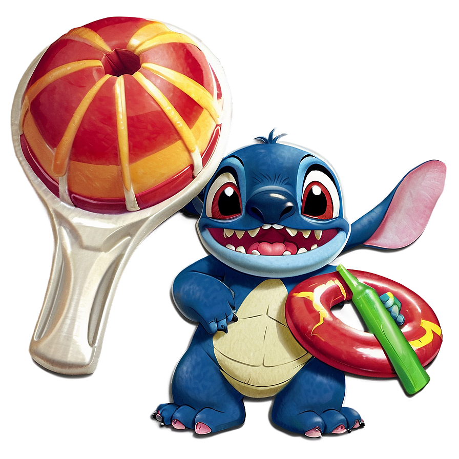 Lilo And Stitch Beach Day Png 05212024 PNG image