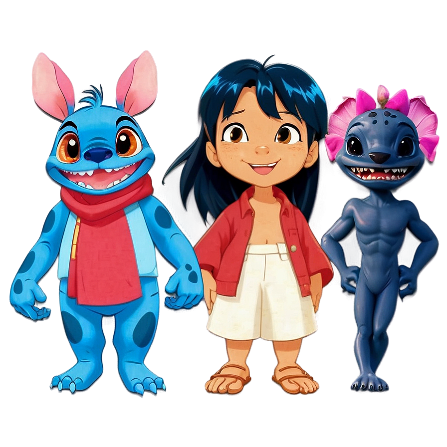 Lilo And Stitch Characters Png Rbm | PNGpix.com