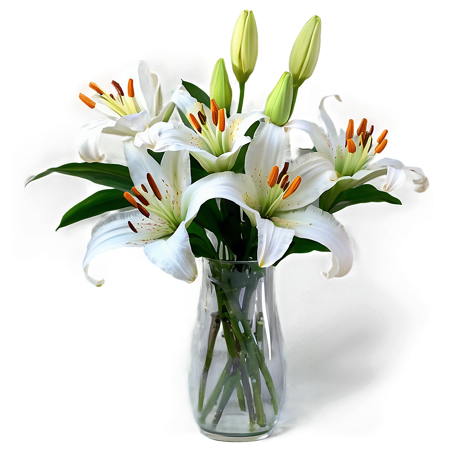 Lily Flower Arrangement Png 1 PNG image