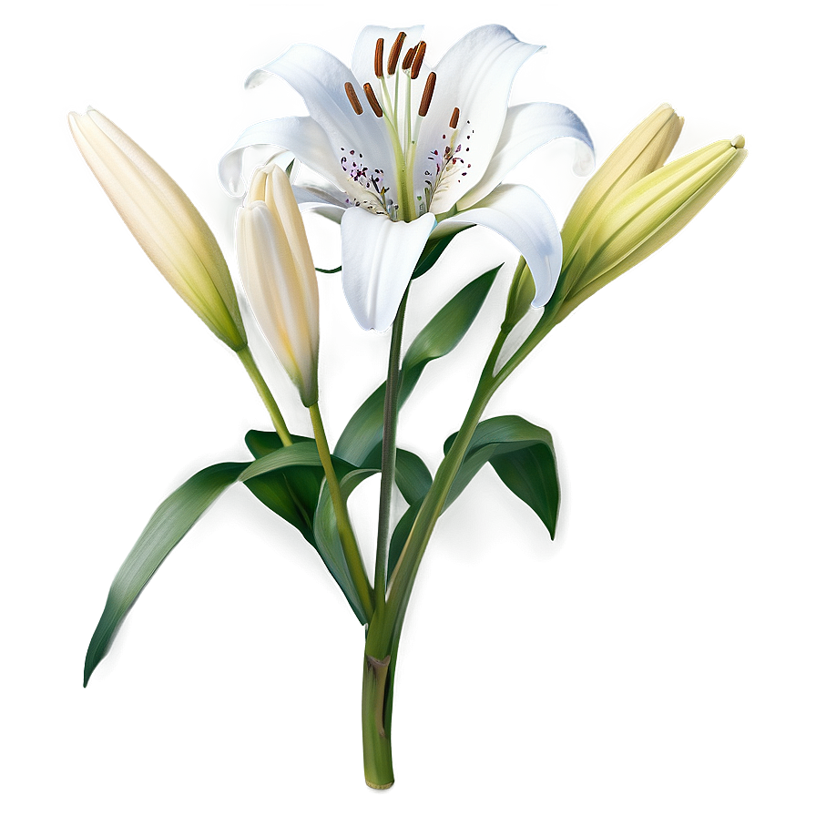 Lily Flower D PNG image