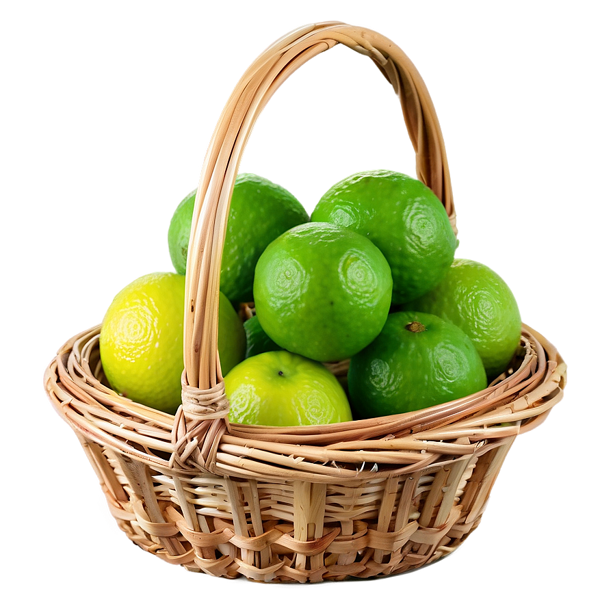 Lime In Basket Png 15 PNG image