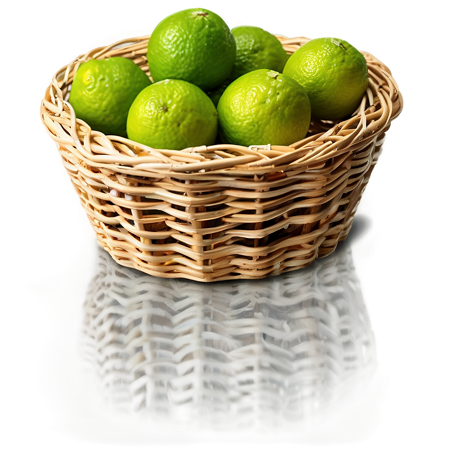 Lime In Basket Png Vmm35 PNG image