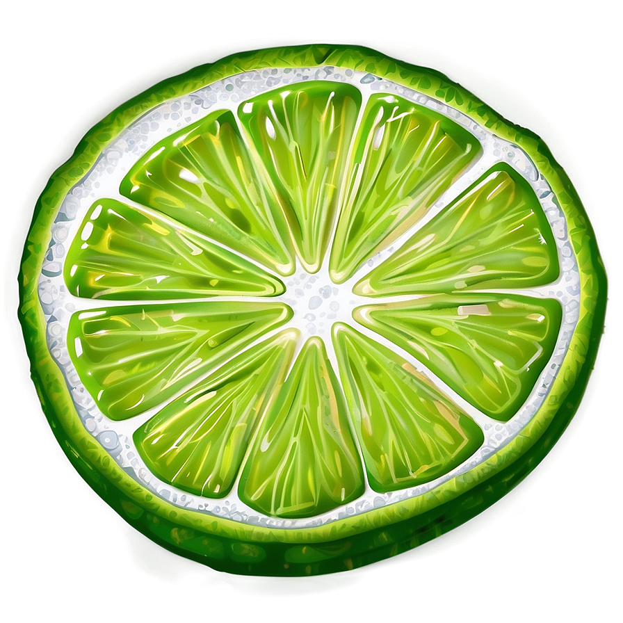 Lime Slice Graphic Png Dtm54 PNG image