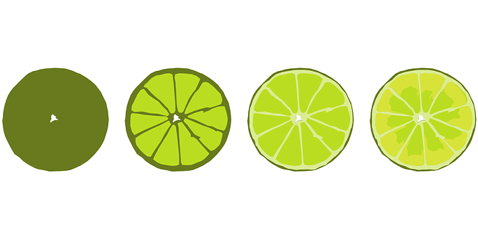 Lime_ Slices_ Progression PNG image