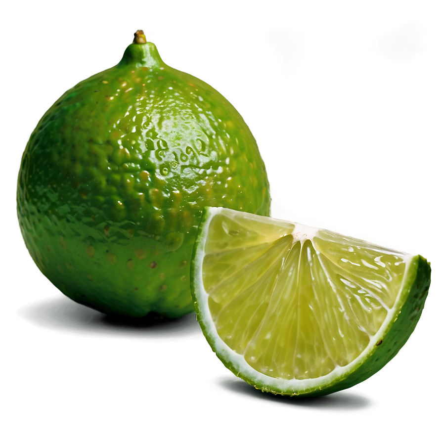 Lime With Leaf Png 64 PNG image