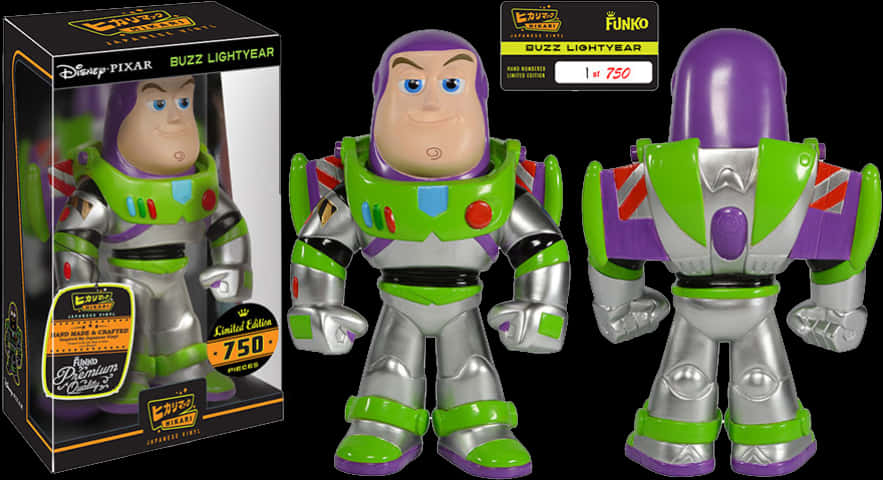 Limited Edition Buzz Lightyear Funko Pop PNG image