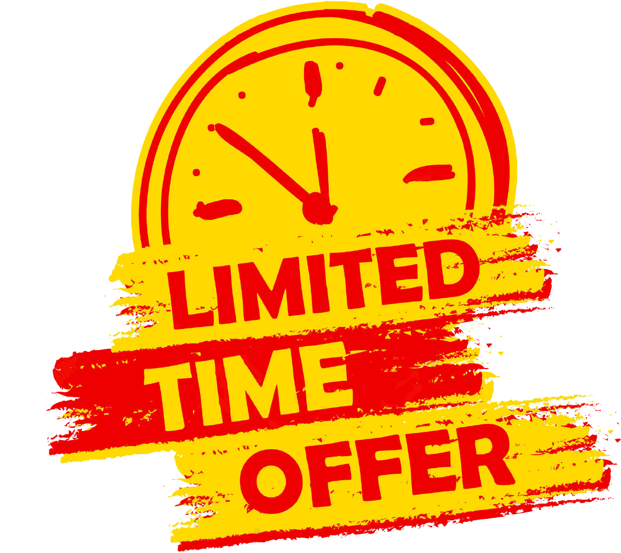 Limited Time Offer Stamp PNG image