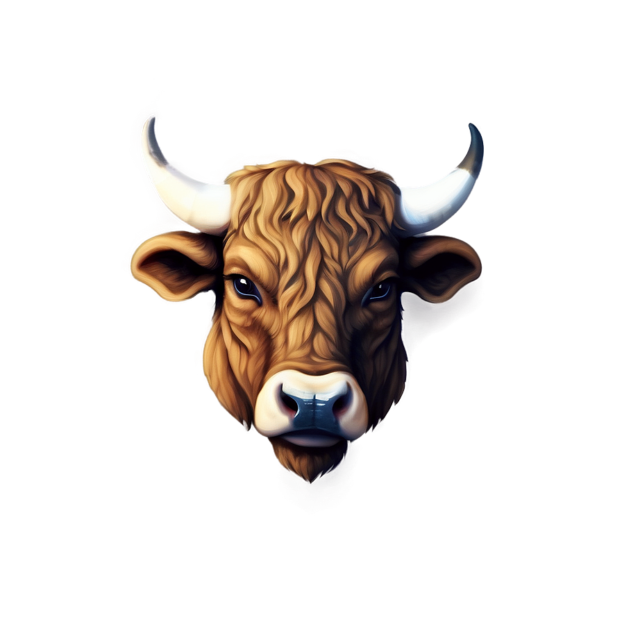 Line Art Bull Head Png Nqs PNG image