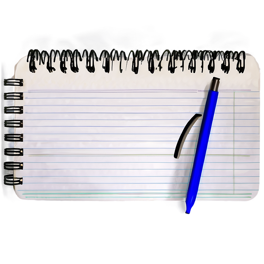 Lined Notebook Paper With Header Png Amb PNG image