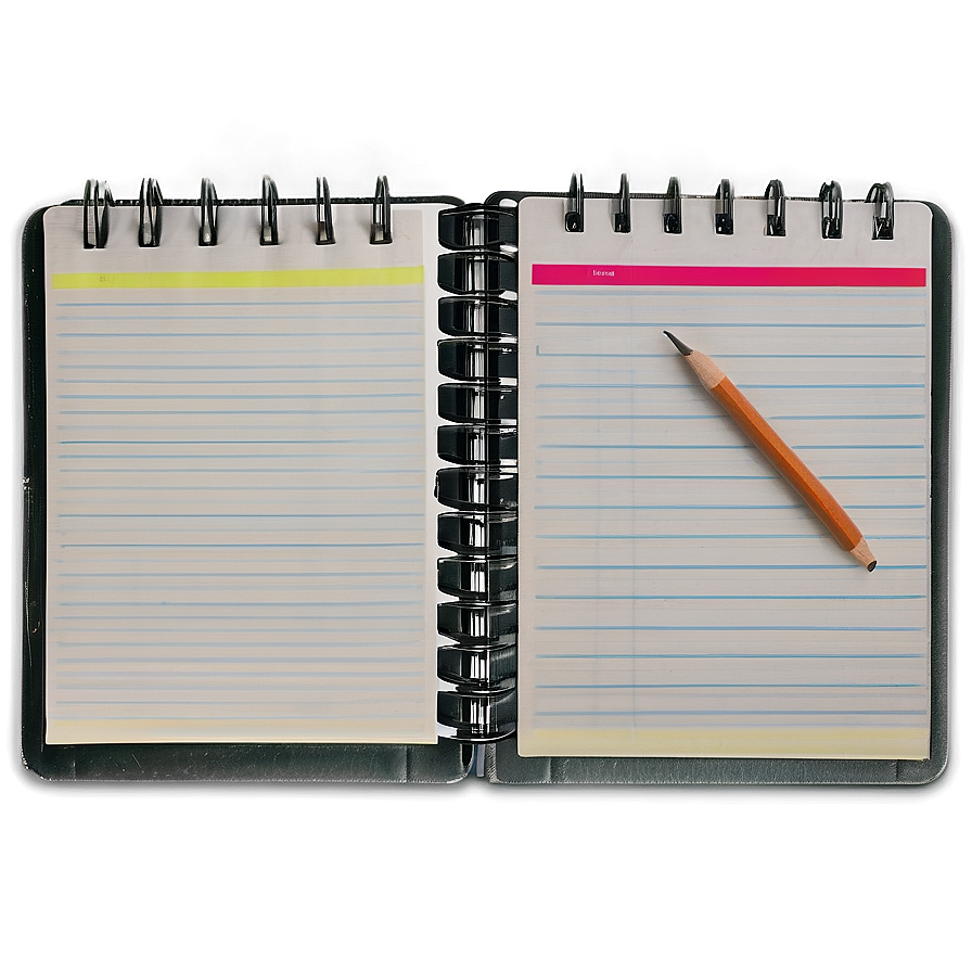 Lined Notebook Paper With Header Png Xmb24 PNG image