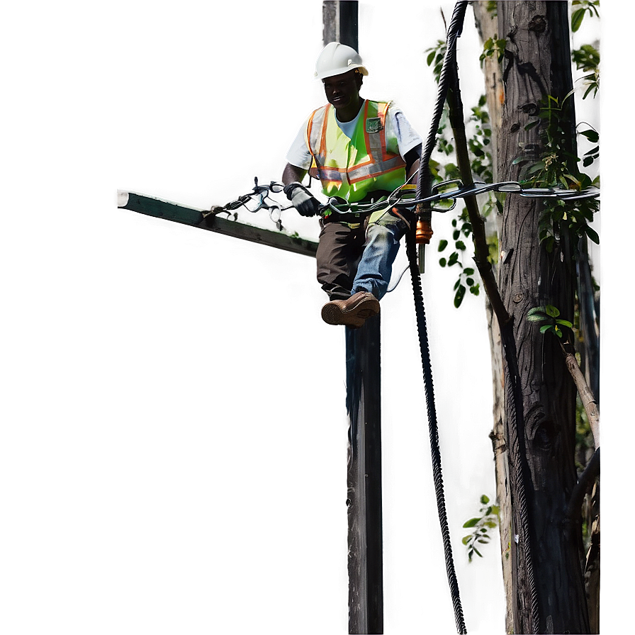 Lineman Restoring Power Png 06282024 PNG image