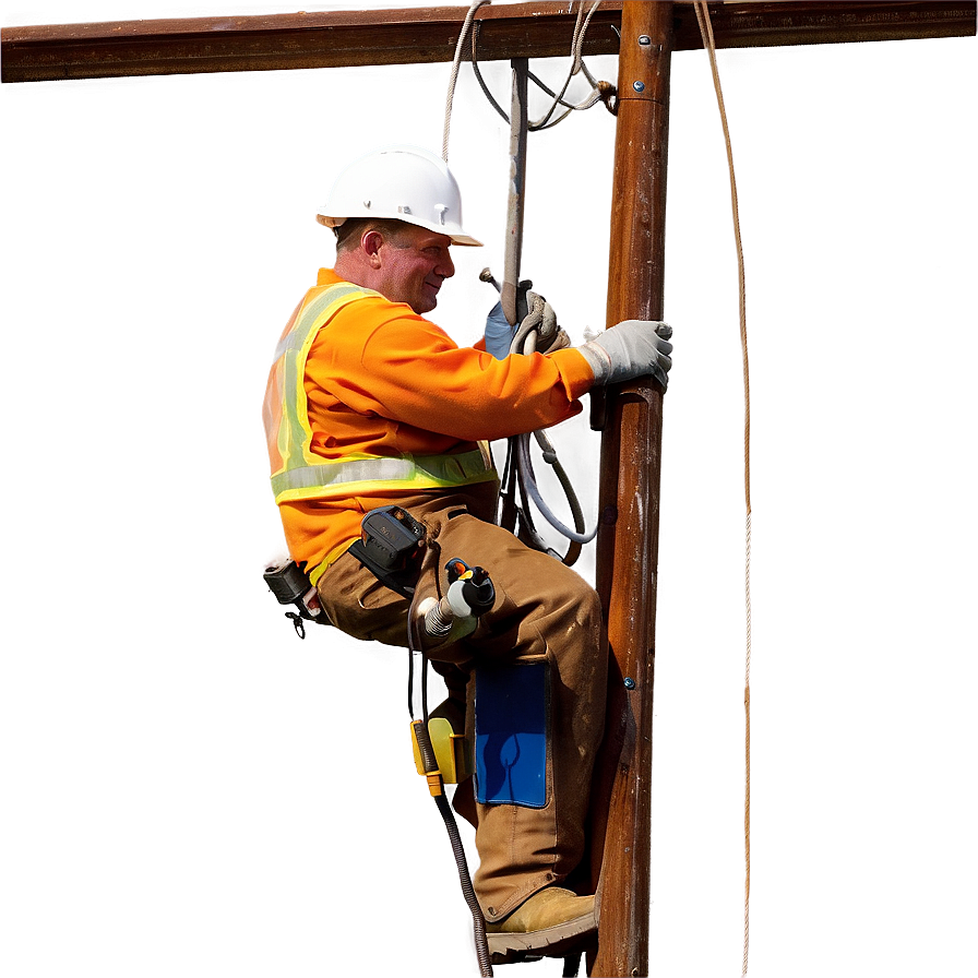 Lineman Working Conditions Png Qns PNG image